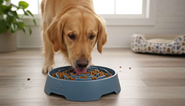 top paw slow feeder dog bowl