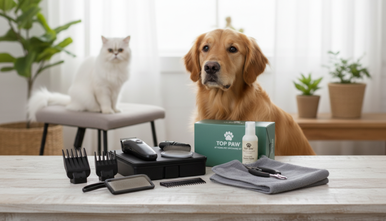 top paw at home pet grooming kit