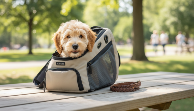 top paw packable sling pet carrier